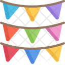 پیش‌نمایش فایل bunting-20 از پک سال نو - فلت