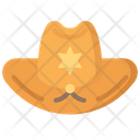 پیش‌نمایش فایل sheriff-hat-1548786 از پک اجرای قانون - فلت