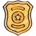 پیش‌نمایش فایل police-badge-1548918 از پک اجرای قانون - اسکیسی
