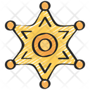 پیش‌نمایش فایل sheriff-badge-1548903 از پک اجرای قانون - اسکیسی