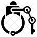 پیش‌نمایش فایل handcuff-1549087 از پک اجرای قانون - گلیف
