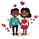 پیش‌نمایش فایل smiling-cute-couple-standing-together-10950723 از پک روز ولنتاین