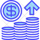 پیش‌نمایش فایل stack-of-coins-with-arrow-up-14312060 از پک اداری و کسب و کار