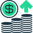 پیش‌نمایش فایل stack-of-coins-with-arrow-up-14312080 از پک اداری و کسب و کار