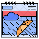 پیش‌نمایش فایل rainy-day-4997714 از پک تقویم و تاریخ