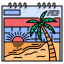پیش‌نمایش فایل summer-4997719 از پک تقویم و تاریخ