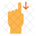 پیش‌نمایش فایل swipe-down-2939080 از پک علامت و حرکت دست