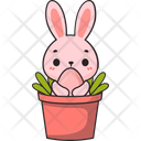 پیش‌نمایش فایل easter-bunny-egg-poted-11243982 از پک عید پاک
