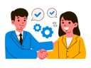 پیش‌نمایش فایل successful-business-collaboration-and-agreement-11513280 از پک کسب و کار