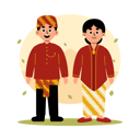 پیش‌نمایش فایل jawa-barat-traditional-couple-in-cultural-clothing-west-java-11880034 از پک زوج سنتی اندونزی در لباس فرهنگی