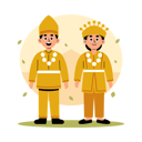 پیش‌نمایش فایل riau-traditional-couple-in-cultural-clothing-11880089 از پک زوج سنتی اندونزی در لباس فرهنگی
