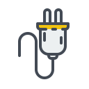 پیش‌نمایش فایل plug-387 از پک طرح کلی رنگی برق