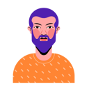 پیش‌نمایش فایل bearded-man-6183861 از پک آواتار افراد
