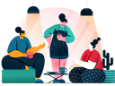پیش‌نمایش فایل 3-women-having-tea-and-gossip-8415312 از پک مردم در حال بحث