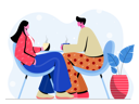 پیش‌نمایش فایل a-man-woman-talikg-at-restaurant-8415307 از پک مردم در حال بحث