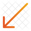 پیش‌نمایش فایل down-left-arrow-4697898 از پک فلش‌ها