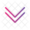 پیش‌نمایش فایل double-chevron-down-4699414 از پک رابط کاربری