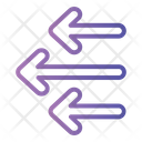 پیش‌نمایش فایل multiple-left-arrow-4701438 از پک فلش‌ها
