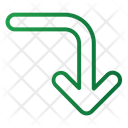 پیش‌نمایش فایل turn-down-arrow-4701466 از پک فلش‌ها