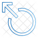 پیش‌نمایش فایل circle-left-up-arrow-4702780 از پک فلش‌ها