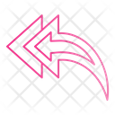 پیش‌نمایش فایل curved-left-arrows-4702693 از پک فلش‌ها