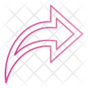 پیش‌نمایش فایل curved-right-arrows-4702697 از پک فلش‌ها