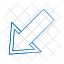 پیش‌نمایش فایل down-left-arrow-4702710 از پک فلش‌ها