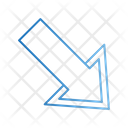 پیش‌نمایش فایل down-right-arrow-4702713 از پک فلش‌ها