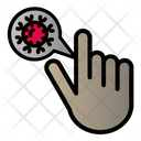 پیش‌نمایش فایل infected-hand-2397275 از پک ویروس کرونا کریتیپ، دورخط پُر