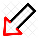 پیش‌نمایش فایل down-left-2512501 از پک فلش‌ها