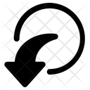 پیش‌نمایش فایل circle-left-down-2512432 از پک فلش‌ها