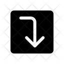 پیش‌نمایش فایل corner-down-arrow-2794448 از پک رابط کاربری