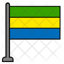 پیش‌نمایش فایل gabon-3880794 از پک پرچم‌ها