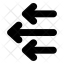 پیش‌نمایش فایل multiple-left-arrow-3881909 از پک فلش‌ها
