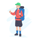 پیش‌نمایش فایل male-tourist-with-backpacks-4873342 از پک ماجراجویی