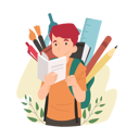 پیش‌نمایش فایل boy-ready-for-painting-4954238 از پک یادگیری آنلاین