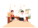 پیش‌نمایش فایل man-receiving-coffee-while-working-at-cafe-5224938 از پک تصویرسازی قهوه