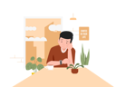 پیش‌نمایش فایل man-waiting-at-cafe-for-someone-5224940 از پک تصویرسازی قهوه