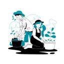 پیش‌نمایش فایل couple-doing-gardening-5328632 از پک باغبان