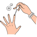پیش‌نمایش فایل applying-nail-paint-on-nails-8184474 از پک مراقبت از خود