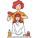 پیش‌نمایش فایل female-hair-stylist-tidying-hair-of-girl-8184479 از پک مراقبت از خود