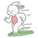 پیش‌نمایش فایل rabbit-running-9229918 از پک خرگوش