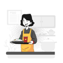 پیش‌نمایش فایل woman-presenting-meal-9678577 از پک آشپزی
