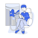 پیش‌نمایش فایل boy-designing-a-visual-map-9718333 از پک اکتشاف خلاقیت