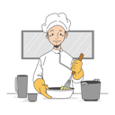 پیش‌نمایش فایل make-the-dough-9761262 از پک پخت و پز با سرآشپز