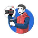 پیش‌نمایش فایل a-man-is-checking-the-results-of-the-video-11047140 از پک عکاسی