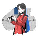 پیش‌نمایش فایل a-woman-is-taking-a-video-using-a-camera-11047144 از پک عکاسی