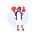 پیش‌نمایش فایل girl-selecting-clothes-for-shopping-4418556 از پک خرید زن