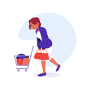 پیش‌نمایش فایل girl-tired-of-shopping-4418561 از پک خرید زن