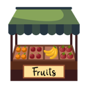 پیش‌نمایش فایل fruits-stand-11592213 از پک غذای ایستاده